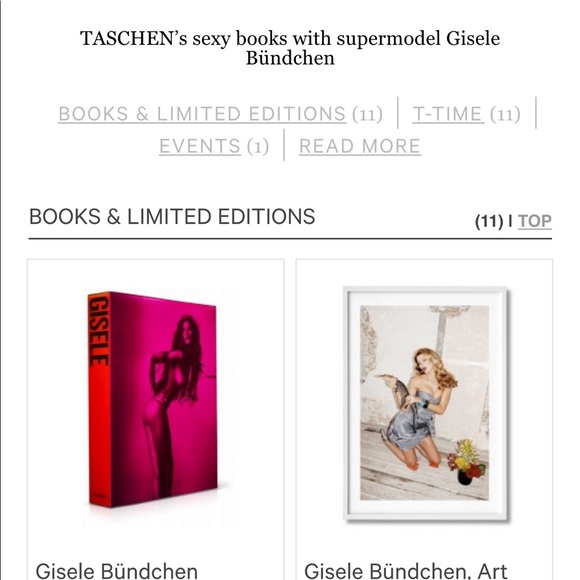 Gisele Bundchen rarely book - Picture 2 of 6